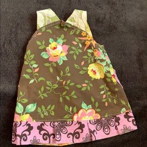 reversible baby girl dress